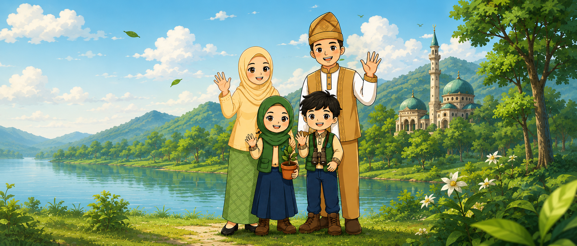 Mengasuh Anak yang Cinta Alam & Bangga Akar Budaya